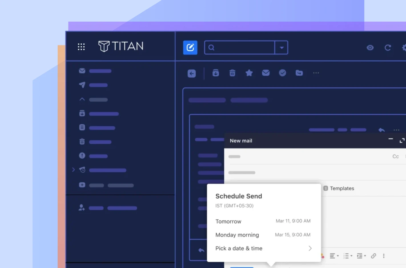 Envio programado titan email staycloud