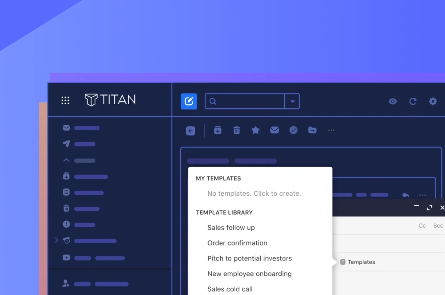 Modelos de email titan email staycloud